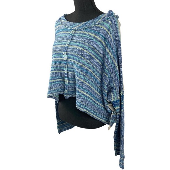 Free People Marine Com Cropped Sweater - Picture 6 of 9